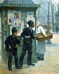 Chimney Sweeps Stealing Bread, 1897